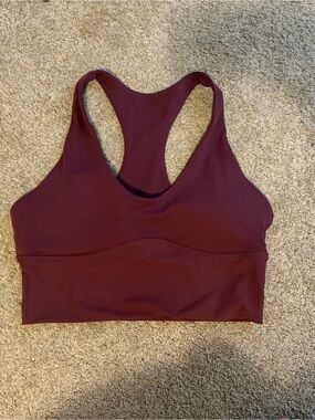 Cloud II combo longline sports bra - Mulberry